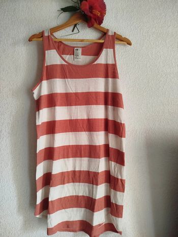 Robe simple ample décontracté vacances maison