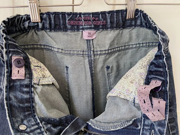 Jupe en jean CFK 14 ans - photo numéro 3