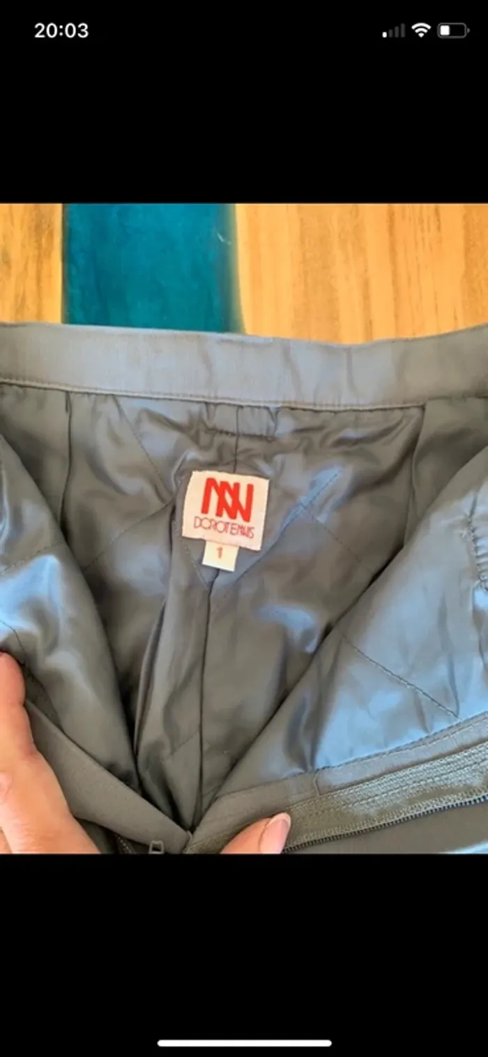 Pantalon de ski Dorotennis taille 36 avec ceinture - photo numéro 5