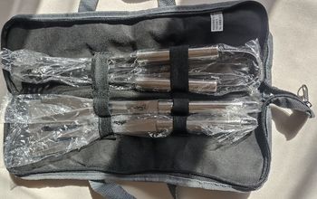 Kit Barbecue 3 pièces INOX – Neuf avec sacoche