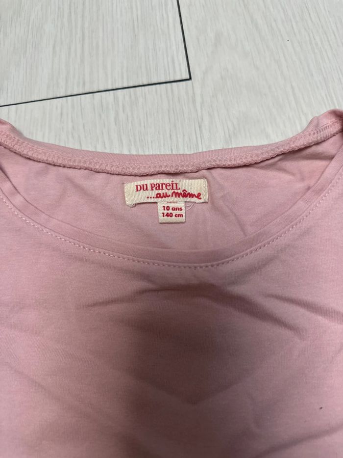 T-shirt rose du pareil au même 10 ans - photo numéro 2