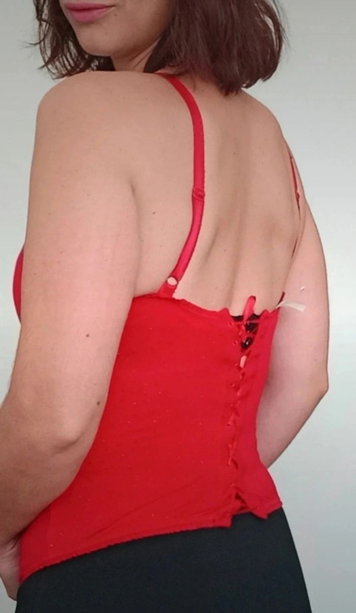 Bustier lingerie pailleté taille 95C - photo numéro 3