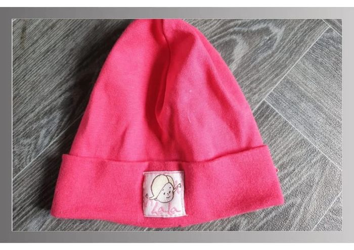 bonnet bébé rose "Lala" Pamami