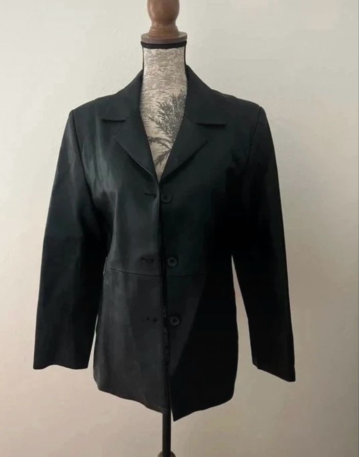 Veste similicuir taille L