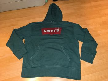 Sweat à capuche Levi's vert taille M