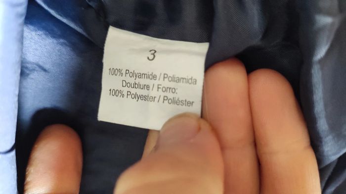 Doudoune bleu marine - photo numéro 4