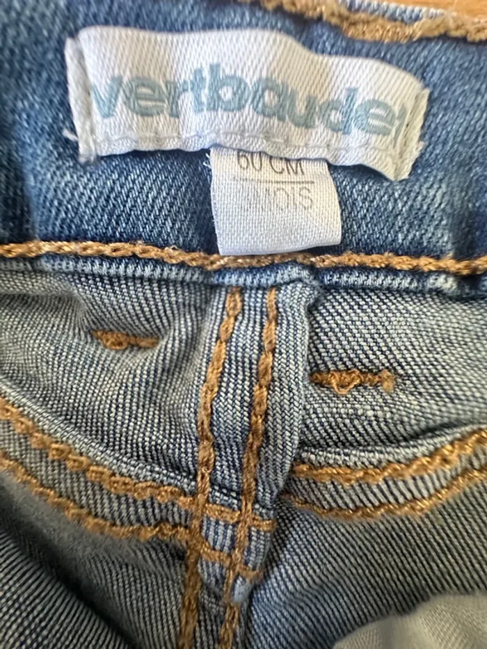 Ensemble bébé 3 mois – Haut col chemise + jean – Chic & stylé - photo numéro 8