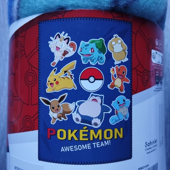 POKEMON - Plaid Polaire Awesome Team! 100% Polyester - 100x140cm - photo numéro 2