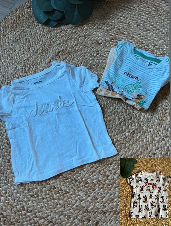 Lot tee-shirts 6m /9m