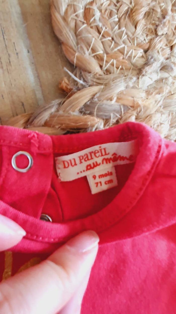 Lot 4 tshirts 9 mois fille - photo numéro 13