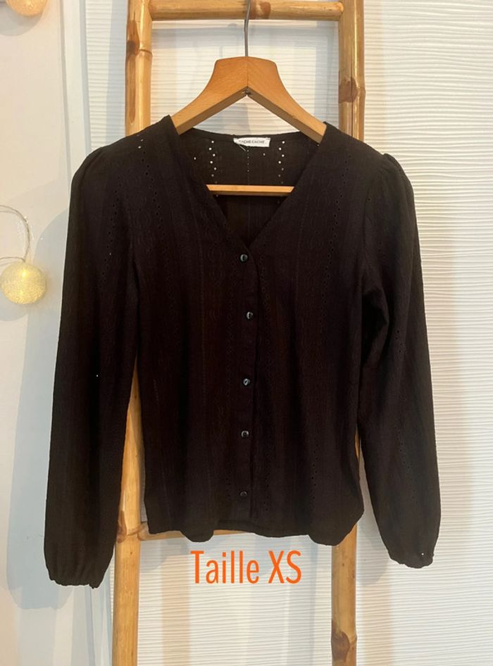 Blouse à manches longues ajouré taille XS