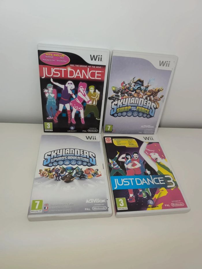 Wii - lot de 4 jeux