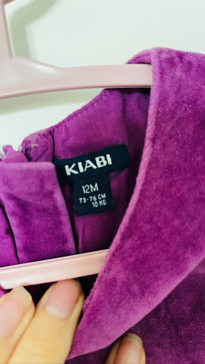 Robe velours et tulle violette - photo numéro 2