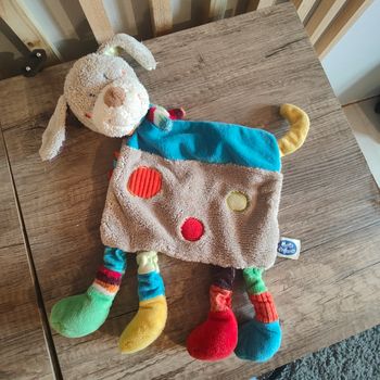 Chien multicolore mots d enfants