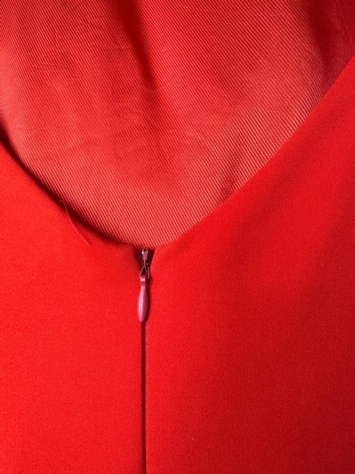 Robe dos dénudé orange rougeâtre sans manches S Zara - photo numéro 6