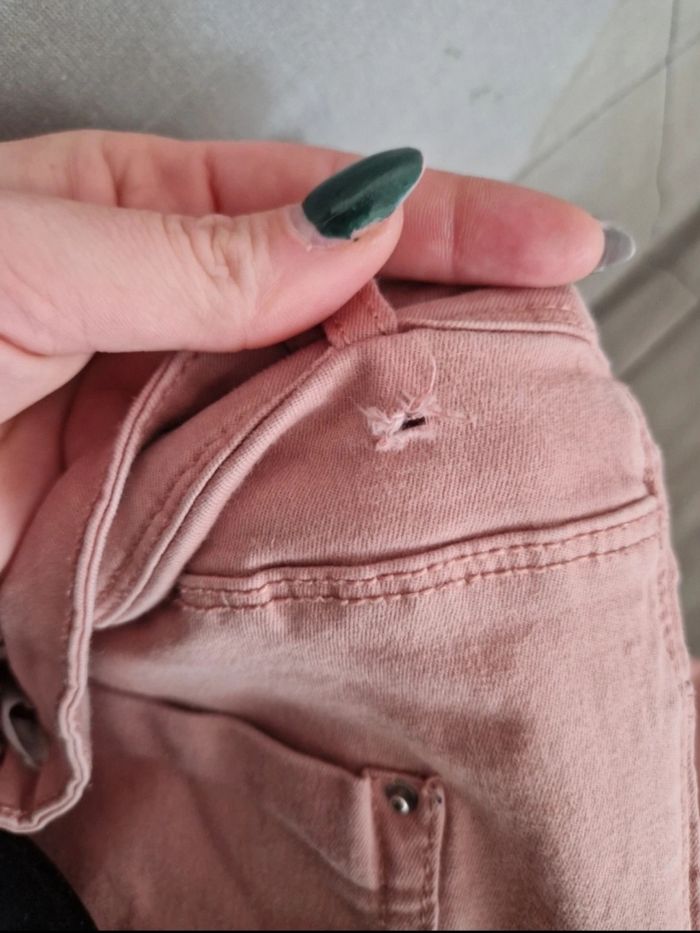 📦 Lot de 2 pantalons – rose et bleu marine - photo numéro 5