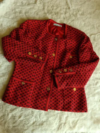 Veste tweed vintage Paula Klein