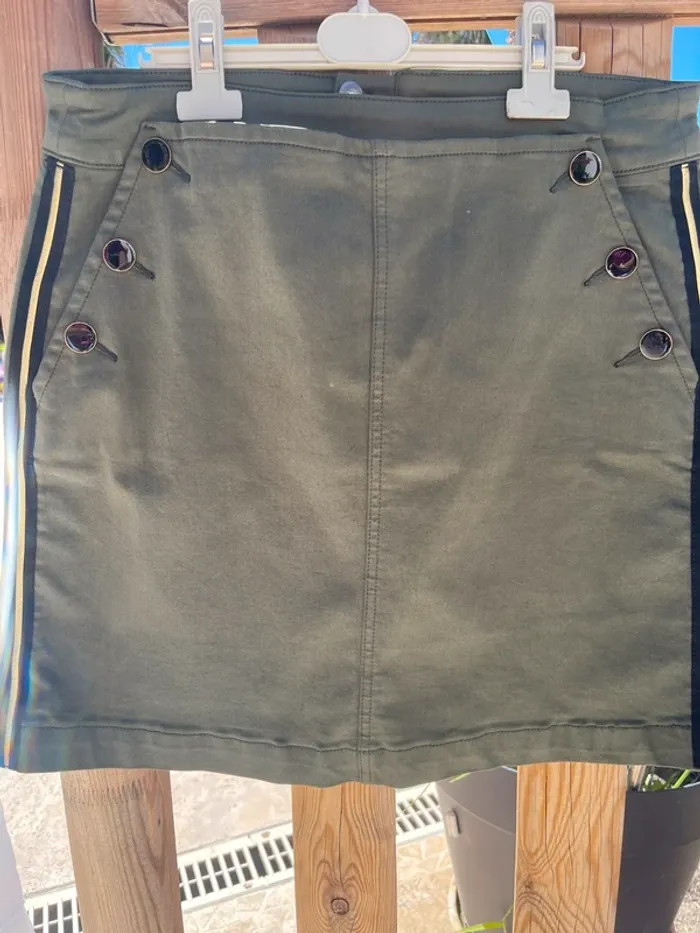 Jupe kaki Bréal