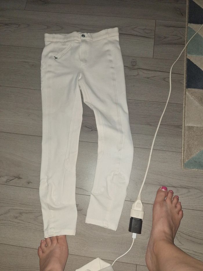Pantalon blanc équilibre