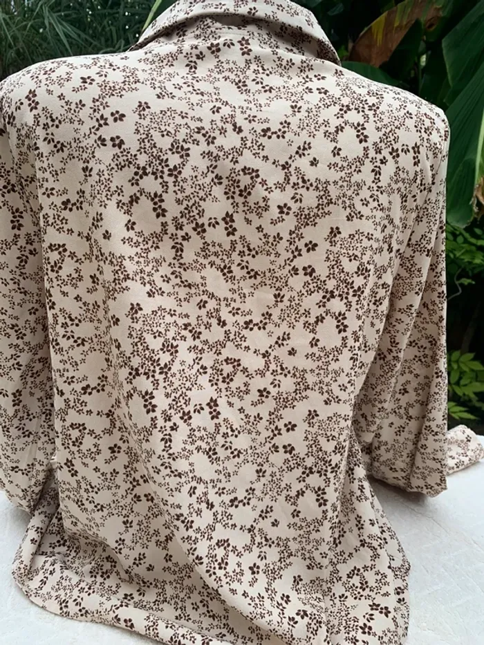 Chemise SHEIN manches longues fleuries taille M - photo numéro 6