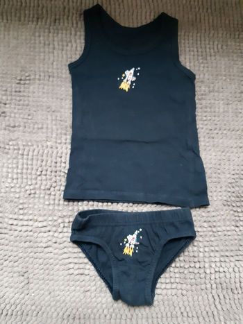 Ensemble sous vêtements 2 ans