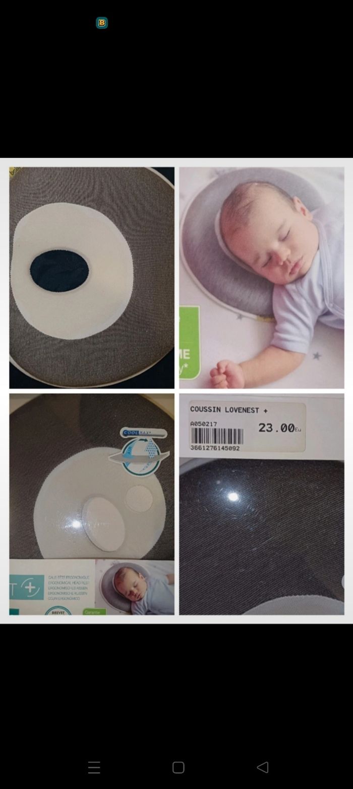 Cale tête bébé - photo numéro 2