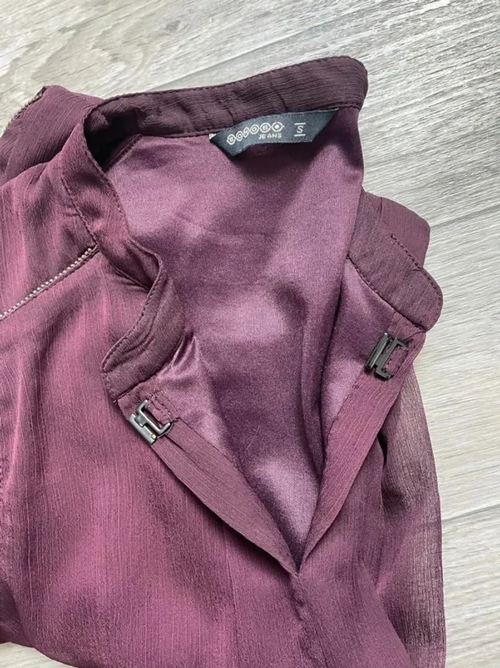 Robe prune Bonobo taille S Voilage - photo numéro 11