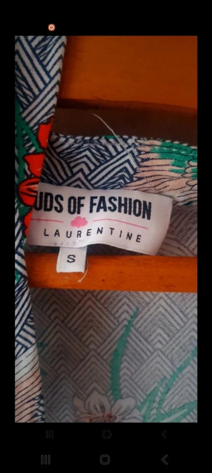 Robe fleurie manches retroussables - photo numéro 3