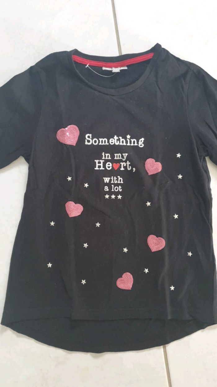 T-shirt ML fille 10 ans Neuf U13 - photo numéro 3