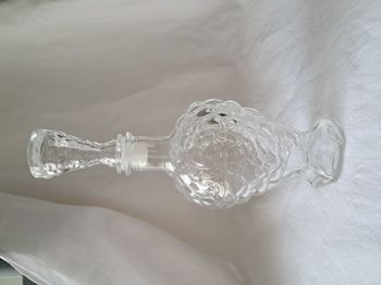 Carafe bouteille en verre en forme de grappe de raisin 50 cl vintage ancienne