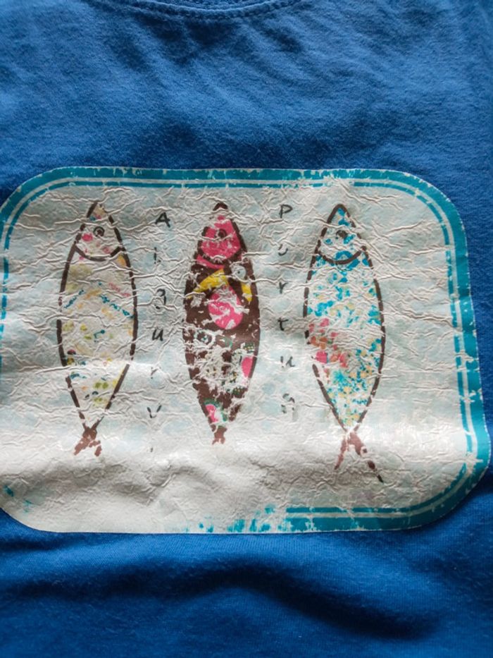 Tee-shirt poisson 4 ans - photo numéro 2
