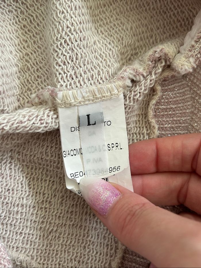 Veste rose claire pailletée Amelie&Amelie taille L TBE (taille petit) - photo numéro 10
