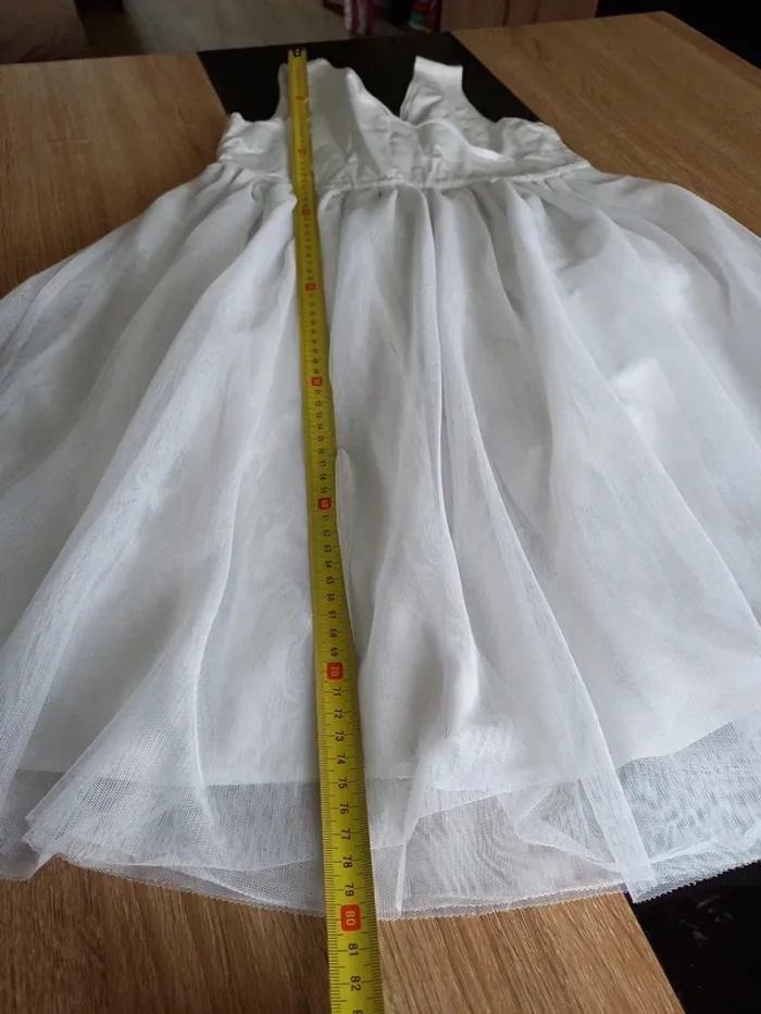 Robe blanche de cérémonie 8/10 ans - photo numéro 14