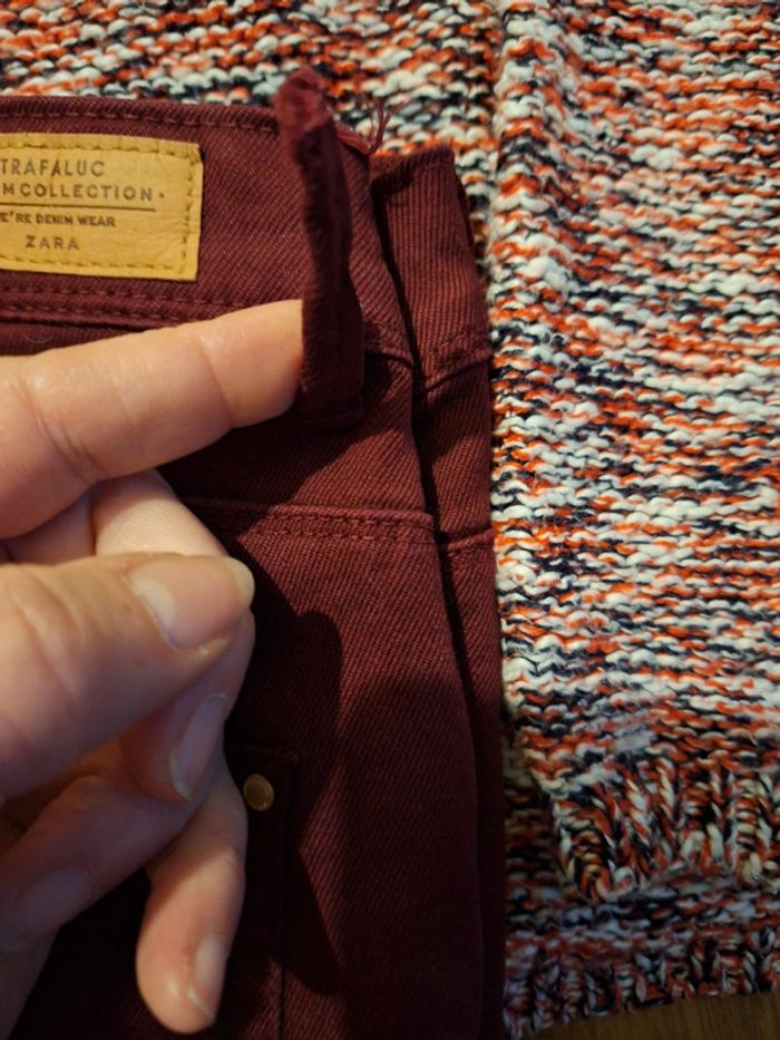 Ensemble bordeaux zara - photo numéro 3