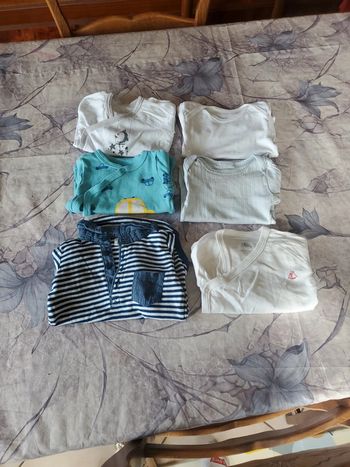 Lot de 6 bodies manches longues