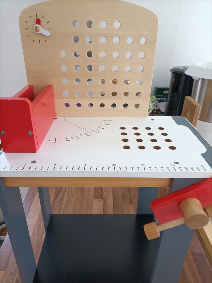 Établi bricoleur bois 75*45 cm - photo numéro 4
