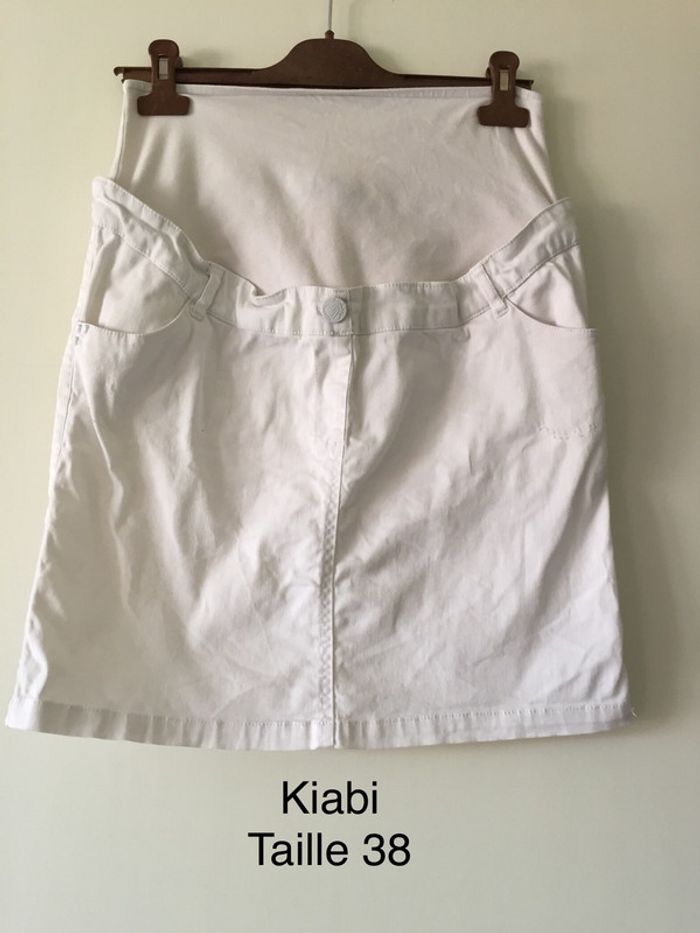 Jupe de grossesse blanches Kiabi Taille 38