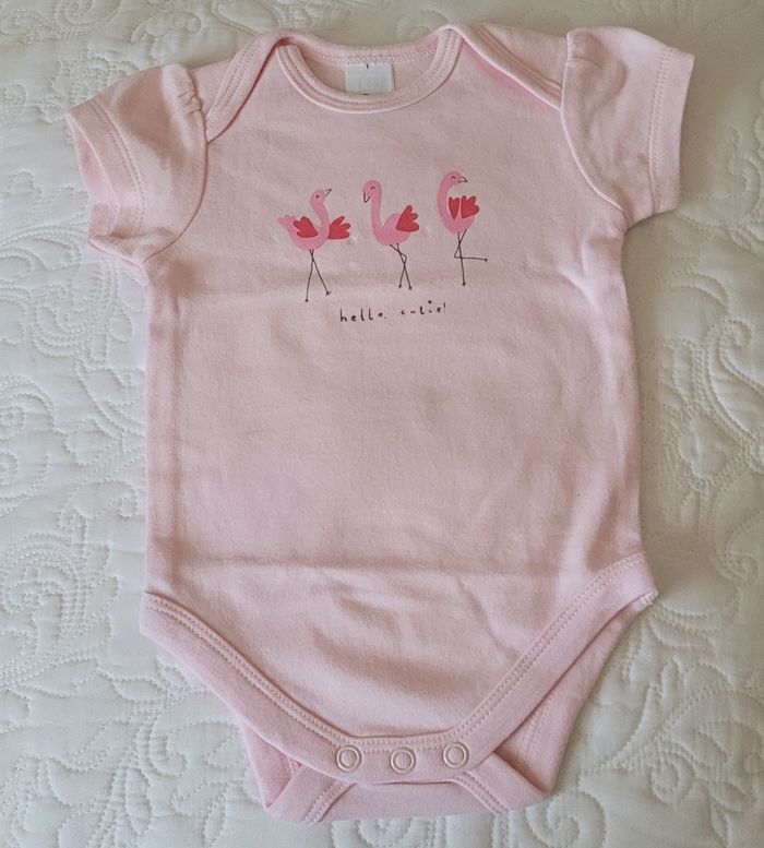 Body flamants roses Baby Club