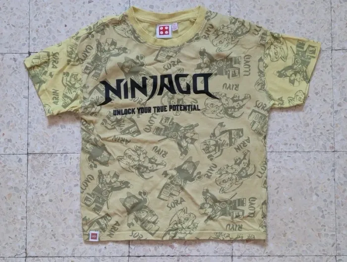 Tee shirt jaune Ninjago