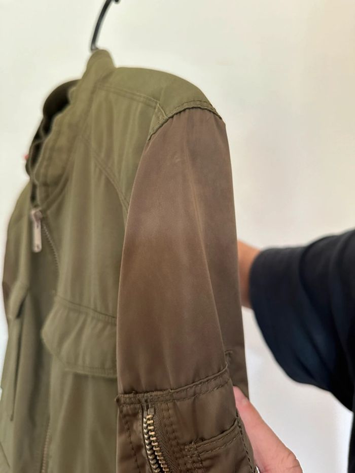 Bombers kaki Zara taille L - photo numéro 2