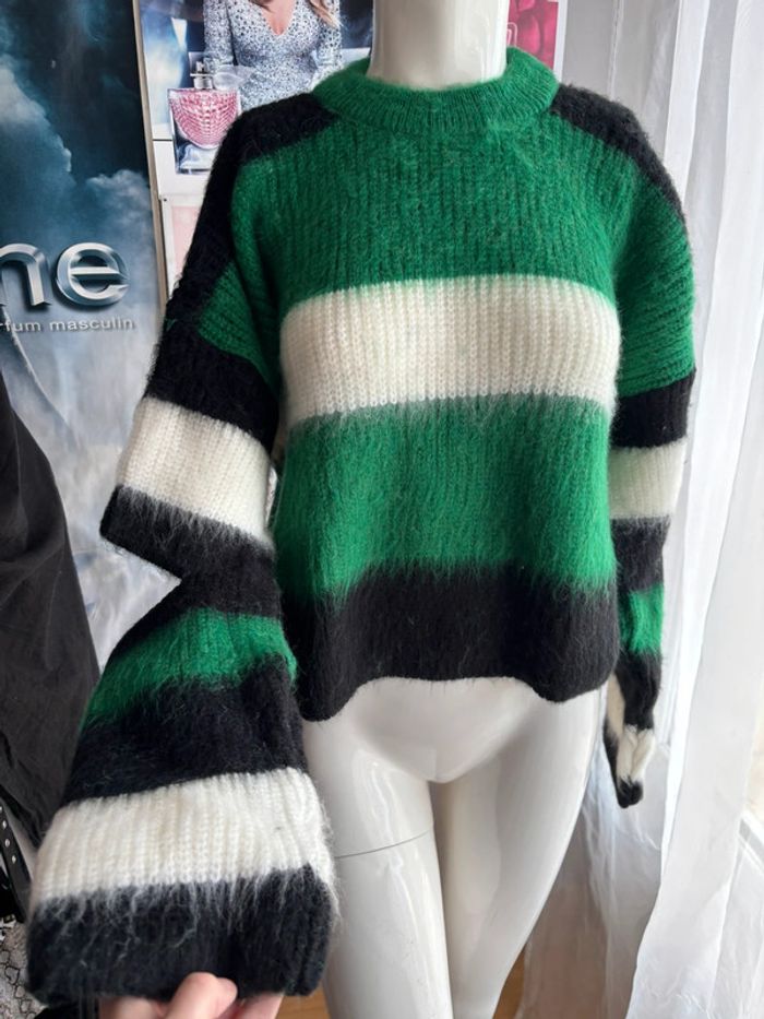 Pull d’hiver à poils - photo numéro 2