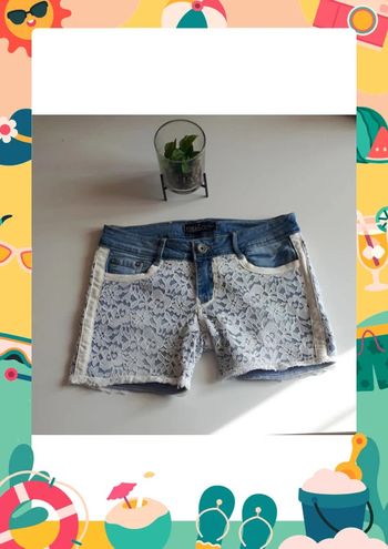 Mini short a dentelles taille M/38