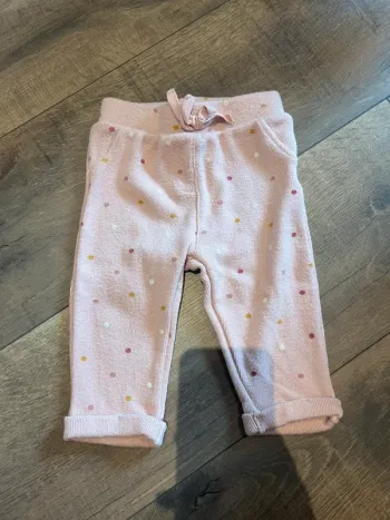 Pantalon rose épais 3 mois