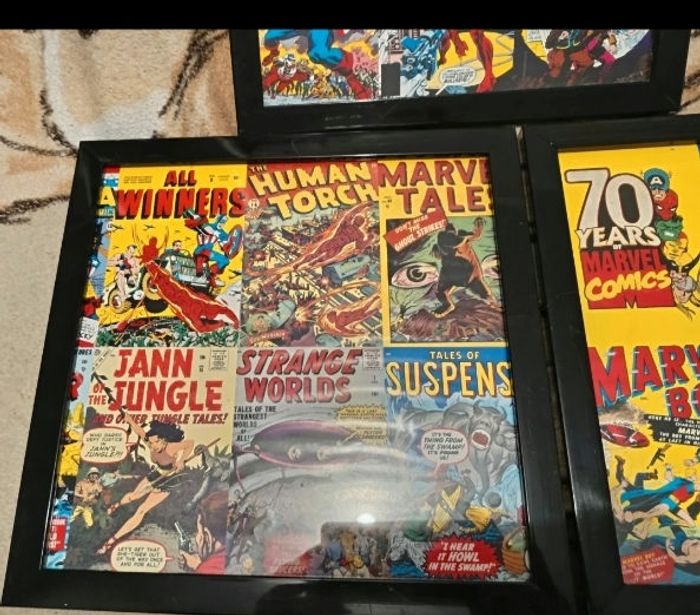 Lot 3 cadres marvel - photo numéro 2