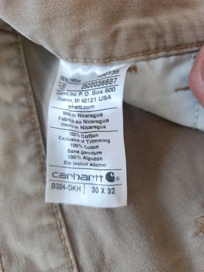 Pantalon jean Carhartt workwear Carpenter W30 - photo numéro 6