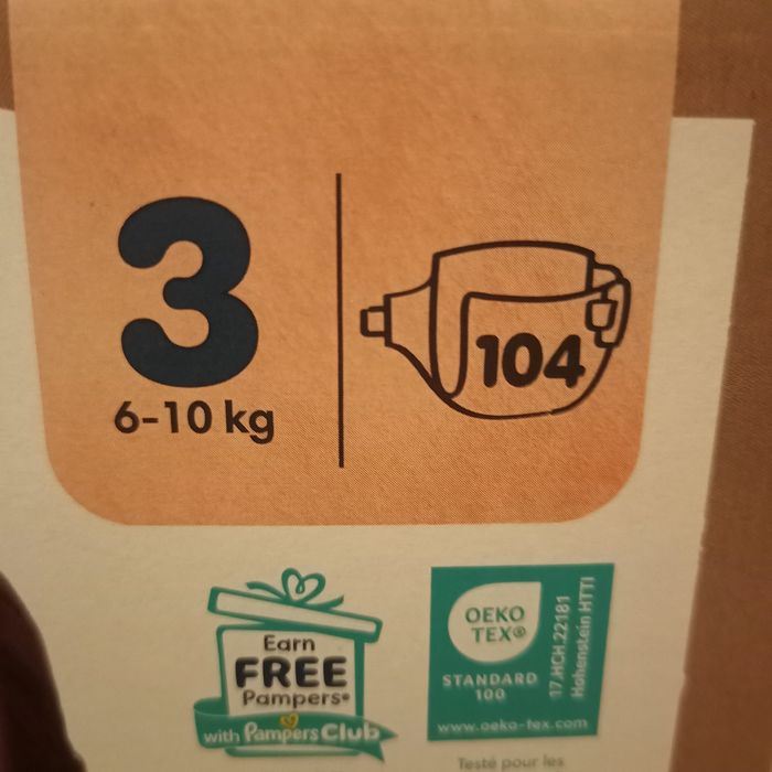 Lot Pampers harmonie taille 3(208 couches) - photo numéro 2