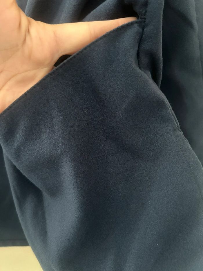 Femme 👩🏻 Blazer d’été bleu marine - H&M taille XS/34 - photo numéro 3