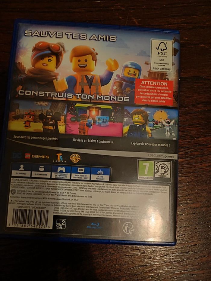 Jeu PS4 "La Grande Aventure Légo" - photo numéro 2