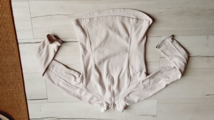 Vêtement femme top polaire beige Décathlon Quechua taille S