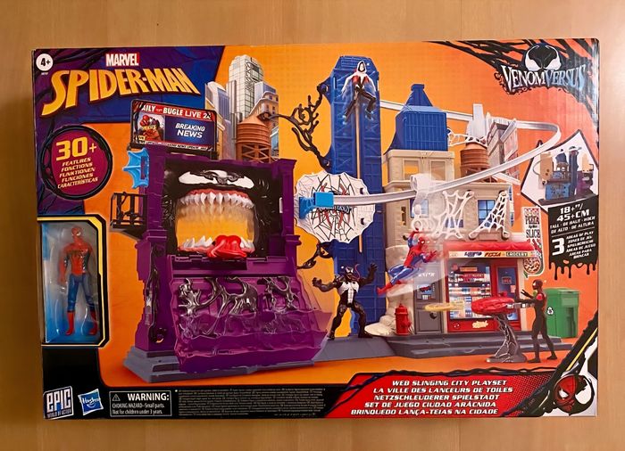 Spider-man Venomversus - la ville des lanceurs de toiles.